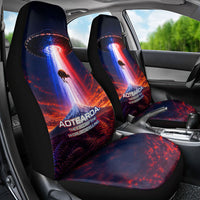 New Zealand Aotearoa Kiwi UFO Car Seat Cover Sci-Fi Galaxy Sunset Sky Tower And Mountain