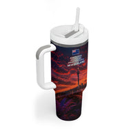 New Zealand Aotearoa Kiwi UFO Tumbler With Handle Sci-Fi Galaxy Sunset Sky Tower And Mountain