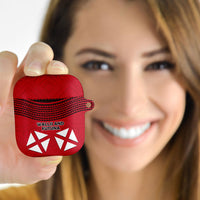 Wallis And Futuna AirPods Case Polynesian Tattoo Flag Map
