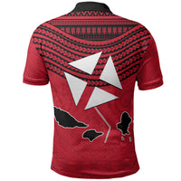 Wallis And Futuna Polo Shirt Polynesian Tattoo Flag Map