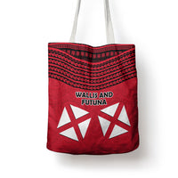 Wallis And Futuna Tote Bag Polynesian Tattoo Flag Map