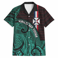 Wallis And Futuna Hawaiian Shirt Tribal Polynesian Tattoo Heritage Cross Flag