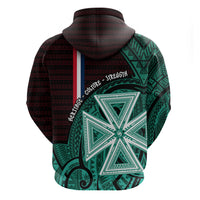 Wallis And Futuna Hoodie Tribal Polynesian Tattoo Heritage Cross Flag