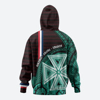 Wallis And Futuna Hoodie Tribal Polynesian Tattoo Heritage Cross Flag