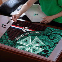 Wallis And Futuna Puzzle Tribal Polynesian Tattoo Heritage Cross Flag