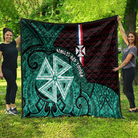 Wallis And Futuna Quilt Tribal Polynesian Tattoo Heritage Cross Flag