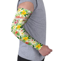 Hawaiian Piko Threads Of Paradise Aloha Arm Sleeves Tropical Hibiscus Plumeria