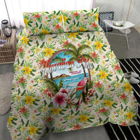 Hawaiian Piko Threads Of Paradise Aloha Bedding Set Tropical Hibiscus Plumeria