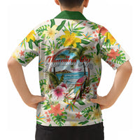 Hawaiian Piko Threads Of Paradise Aloha Kid Hawaiian Shirt Tropical Hibiscus Plumeria