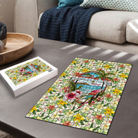 Hawaiian Piko Threads Of Paradise Aloha Puzzle Tropical Hibiscus Plumeria