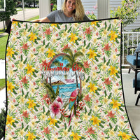 Hawaiian Piko Threads Of Paradise Aloha Quilt Tropical Hibiscus Plumeria