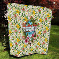 Hawaiian Piko Threads Of Paradise Aloha Quilt Tropical Hibiscus Plumeria
