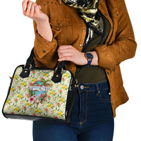 Hawaiian Piko Threads Of Paradise Aloha Shoulder Handbag Tropical Hibiscus Plumeria