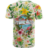 Hawaiian Piko Threads Of Paradise Aloha T Shirt Tropical Hibiscus Plumeria