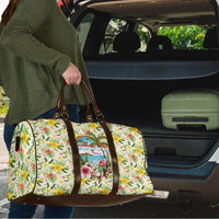 Hawaiian Piko Threads Of Paradise Aloha Travel Bag Tropical Hibiscus Plumeria