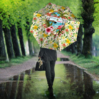 Hawaiian Piko Threads Of Paradise Aloha Umbrella Tropical Hibiscus Plumeria