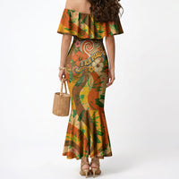 Hawaiian Piko Lani Cultivate I Ka Piko Aloha Mermaid Dress Retro Psychedelic Taro Leaf - Hibiscus Flowers TS04 - Polynesian Pride