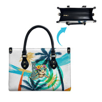 Hawaii Waimanalo Sea Turtle Leather Bag Cute Tropical Beach Aloha Spirit Cartoon