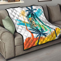 Hawaii Waimanalo Sea Turtle Quilt Cute Tropical Beach Aloha Spirit Cartoon