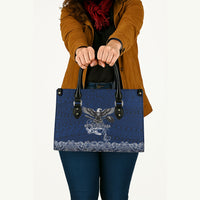 American Samoa Eagle Leather Bag Sea Turtle Traditional Polynesian Tribal Tattoo