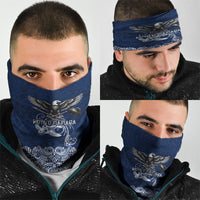 American Samoa Eagle Neck Gaiter Sea Turtle Traditional Polynesian Tribal Tattoo