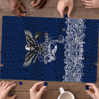 American Samoa Eagle Puzzle Sea Turtle Traditional Polynesian Tribal Tattoo