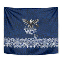 American Samoa Eagle Tapestry Sea Turtle Traditional Polynesian Tribal Tattoo