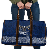 American Samoa Eagle Travel Bag Sea Turtle Traditional Polynesian Tribal Tattoo