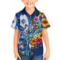 American Samoa Pago Pago Hawaiian Shirt Sea Turtle And Fruit Bat - Tropical Hibiscus Flowers Polynesian