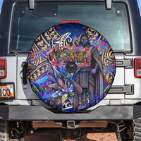 American Samoa Warrior Spare Tire Cover Polynesian Fruit Bat Talofa Urban Graffiti Street Art