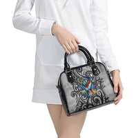 Chur Bro Shaka Sign Shoulder Handbag New Zealand Koru Colorful Graffiti Splash