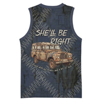 New Zealand She’ll Be Right Basketball Jersey NZ Slang No. 8 Wire Map Pattern