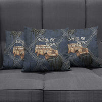 New Zealand She’ll Be Right Pillow Cover NZ Slang No. 8 Wire Map Pattern