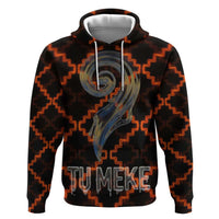 Tu Meke Maori New Zealand Slang Zip Hoodie with Glow Neon Step Style