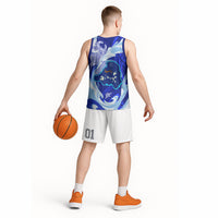 Chuuk Micronesian Roots Basketball Jersey Polynesian Tribal Pattern Hibiscus Flower And Stingray Art