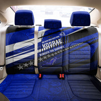 Kosrae Deep Sea Scuba Diving Back Car Seat Cover Blue Hole Beneath The Surface Coral Reef Graphic Art