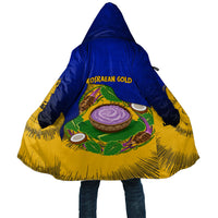 Kosrae Fafa Culinary Heritage Cloak Kosraean Gold Taro Tradition Illustration With Coconut Leaves