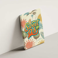 NZ Slang Sweet As Kiwi Shaka Sign Canvas Wall Art New Zealand Surfboards Sun and Tropical Beach Retro TS04 - Polynesian Pride