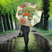 NZ Slang Sweet As Kiwi Shaka Sign Umbrella New Zealand Surfboards Sun and Tropical Beach Retro TS04 - Polynesian Pride