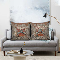 Choice Bro Graffiti Handshake Pillow Cover New Zealand Slang Fern Brick Wall and Urban Street Art TS04 - Polynesian Pride