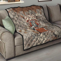Choice Bro Graffiti Handshake Quilt New Zealand Slang Fern Brick Wall and Urban Street Art TS04 - Polynesian Pride