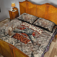 Choice Bro Graffiti Handshake Quilt Bed Set New Zealand Slang Fern Brick Wall and Urban Street Art TS04 - Polynesian Pride