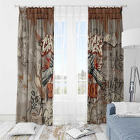 Choice Bro Graffiti Handshake Window Curtain New Zealand Slang Fern Brick Wall and Urban Street Art TS04 - Polynesian Pride