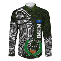 Pohnpei Federated States Of Micronesia Family Matching Mermaid Dress and Hawaiian Shirt Polynesian Tribal Heritage Art With Kaselehlie State Seal