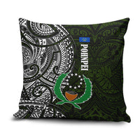 Pohnpei Federated States Of Micronesia Pillow Cover Polynesian Tribal Heritage Art With Kaselehlie State Seal