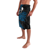 Yap Island Tribal Heritage Lavalava Micronesian Polynesian Tattoo Pattern Blue Black Cultural Art TS04 - Polynesian Pride