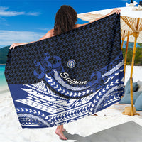 Northern Mariana Islands Saipan Sarong Polynesian Tribal Pattern - Commonwealth Seal Art