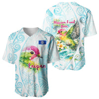 Saipan CMNI Baseball Jersey Polynesian Northern Mariana Islands Fruit Dove Watercolor