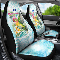 Saipan CMNI Car Seat Cover Polynesian Northern Mariana Islands Fruit Dove Watercolor