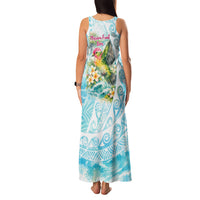 Saipan CMNI Family Matching Tank Maxi Dress and Hawaiian Shirt Polynesian Northern Mariana Islands Fruit Dove Watercolor TS04 - Polynesian Pride